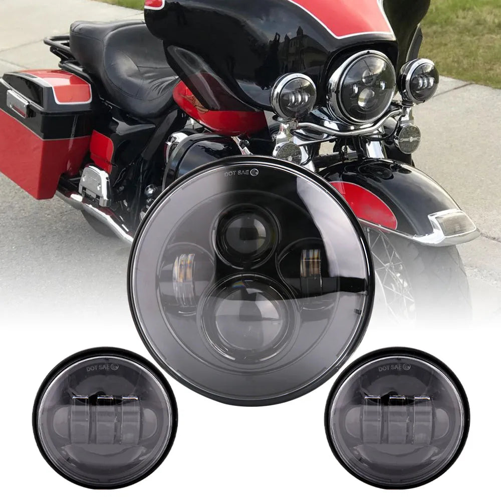 For Harley Motorcycle Light Davidson Electra Glide Softail Fat Boy